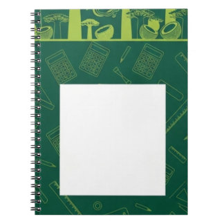 Cuaderno Relleno verde