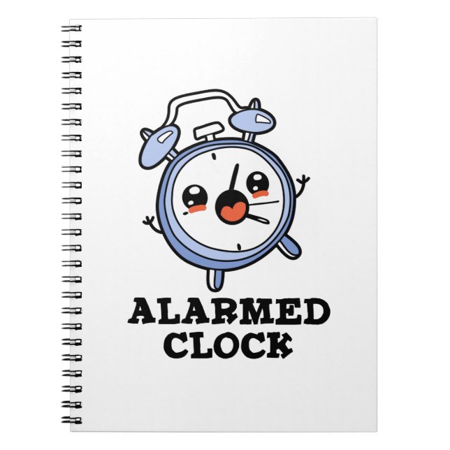Cuaderno Reloj Alarmado Reloj de Alarma Divertido Chiste (Frente)