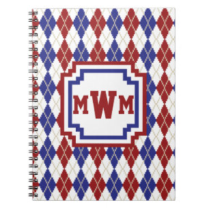 Cuaderno Reloj Americana Argyle