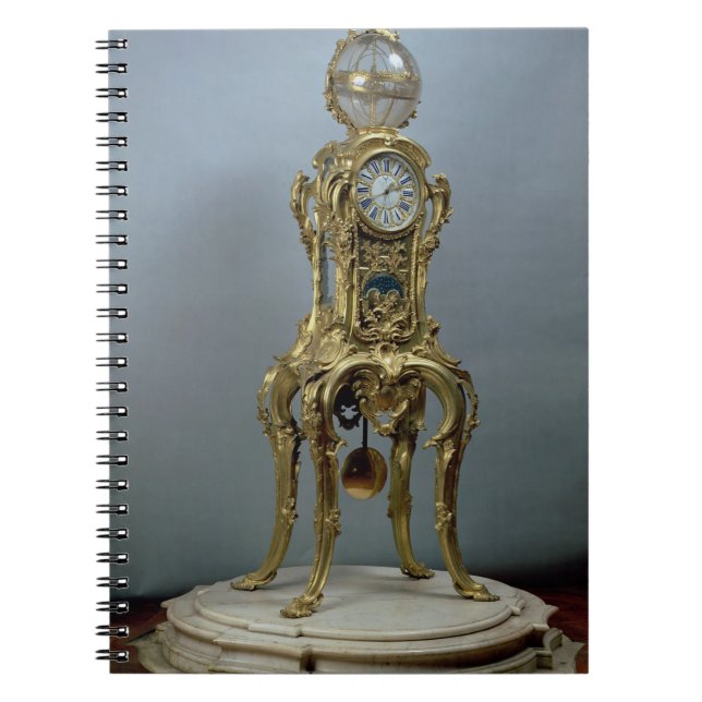 Cuaderno Reloj astronómico de Passament hecho por Jacques (Frente)