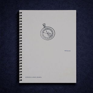 Cuaderno Reloj de Bolsillo de Estudio Nocturno academia osc