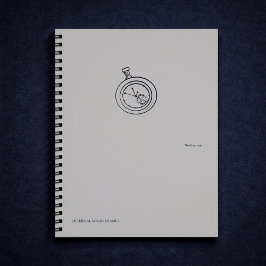 Cuaderno Reloj de Bolsillo de Estudio Nocturno de la Academ