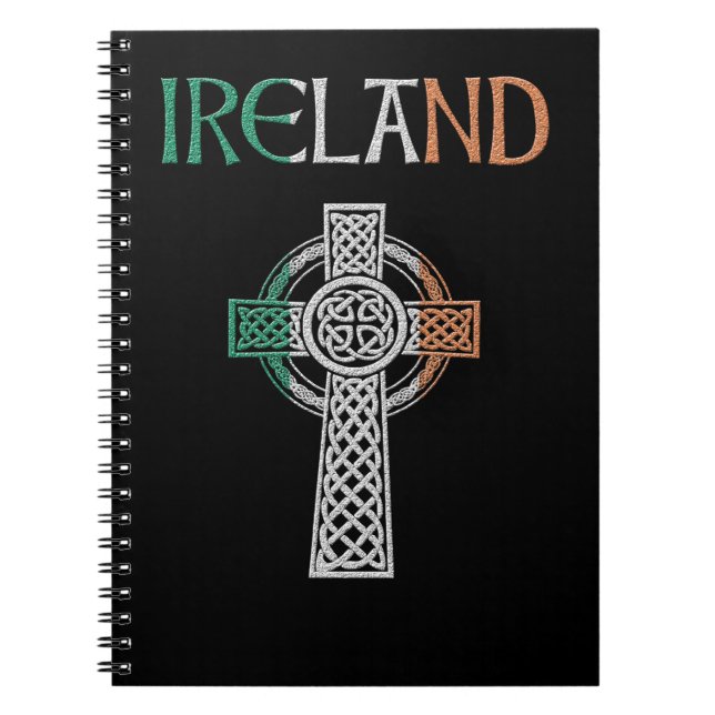 Cuaderno Reloj de cruces celtas de Irlanda (Frente)