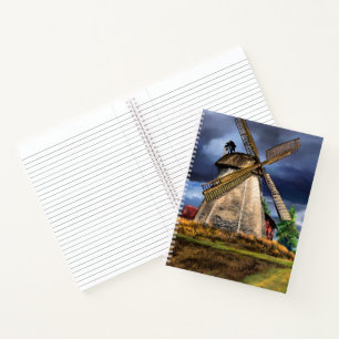 Cuaderno Reloj de molino de viento de los Países Bajos