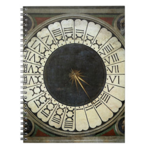 Cuaderno Reloj en la Catedral de Florencia por Paolo Uccell