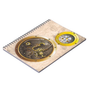 Cuaderno Reloj Steampunk