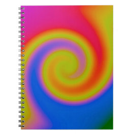 Cuaderno Remolino arcoiris