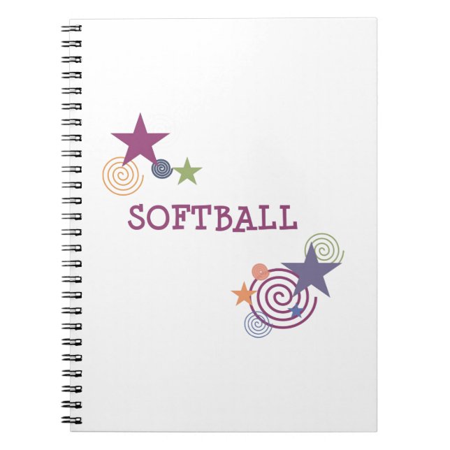 Cuaderno Remolino del softball (Frente)