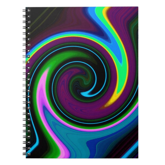 Cuaderno Remolino Retro Azul (Frente)