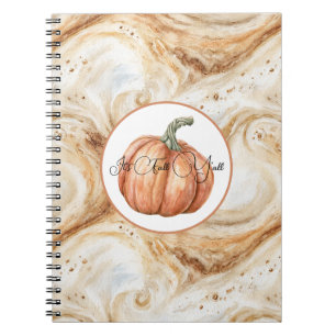 Cuaderno Remolinos de Latte de Calabaza Otoño Todos
