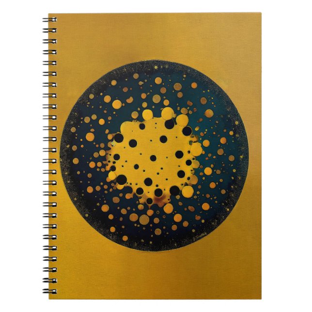 Cuaderno Renacimiento – Círculo abstracto de emergencia (Frente)