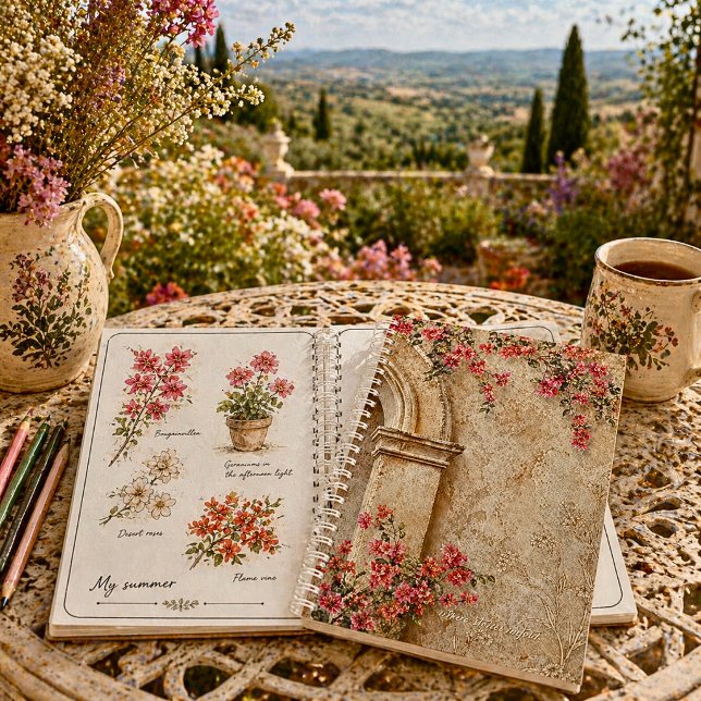 Cuaderno Renacimiento Colonial Español Arco de Buganvilla R (Subido por el creador)