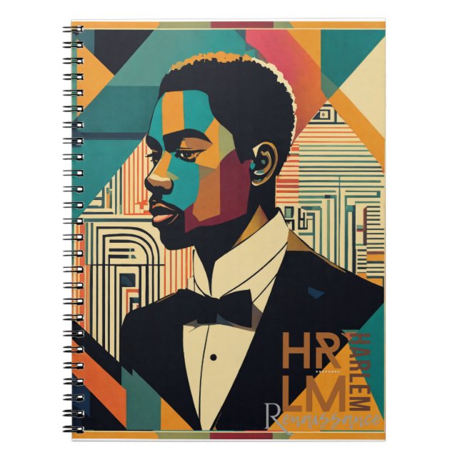 Cuaderno Renacimiento de Harlem Vintage (Frente)