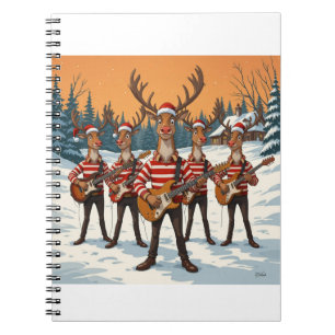 Cuaderno “Renes tocando la guitarra para Navidad” trae un