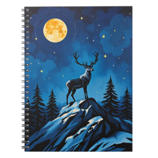 Cuaderno Reno Majestuoso a la Luz de la Luna