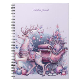Cuaderno Reno morado mágico