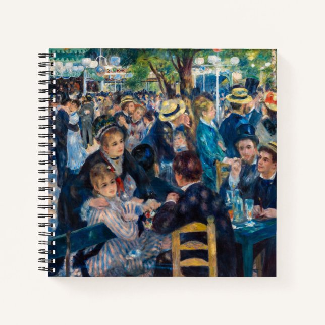 Cuaderno Renoir - Danza en Le Moulin de la Galette (Anverso)
