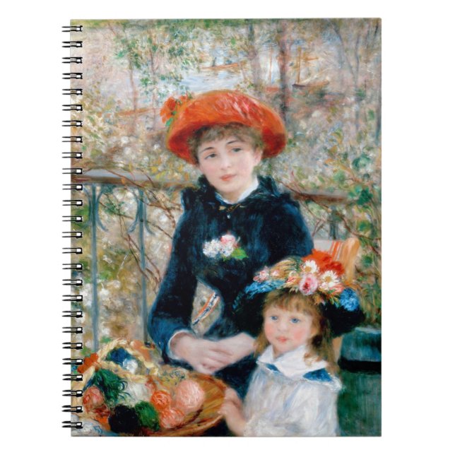 Cuaderno Renoir "Dos hermanas (en la terraza)" (Frente)