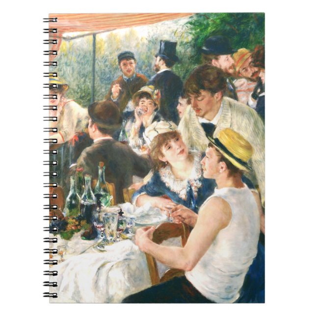 Cuaderno Renoir Luncheon del Renoir Fiesta del barco (Frente)
