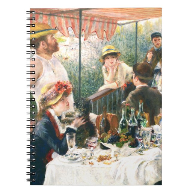 Cuaderno Renoir Luncheon del Renoir Fiesta del barco (Frente)