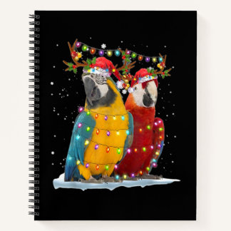 Cuaderno Renos de loro Navidad Ornamentos navideños ligeros