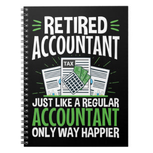 Cuaderno Renovado Contador Jubilado CPA Jubilación Funny Ha