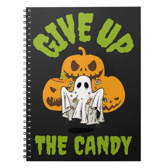 Cuaderno Renunciar a la Halloween de los dulces (Frente)