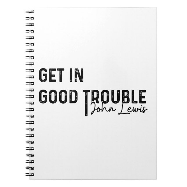 Cuaderno rep john lewis más citas memorables, derechos civi (Frente)