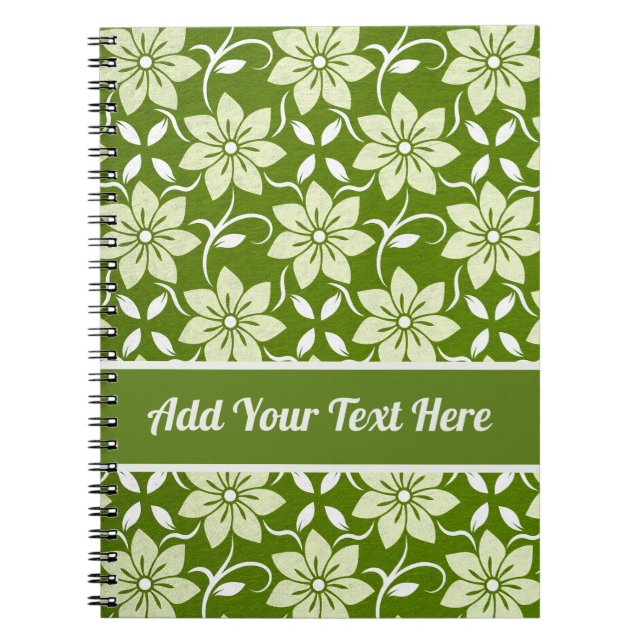 Cuaderno Repetición de Flor de Olivo (Frente)