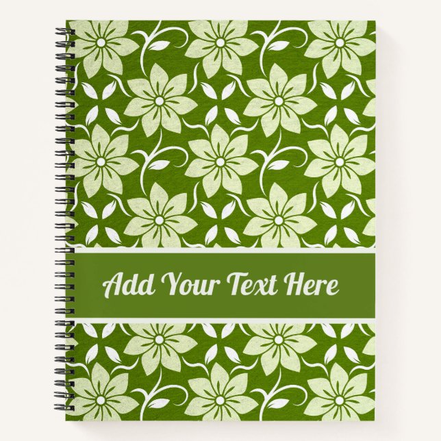 Cuaderno Repetición de Flor de Olivo (Anverso)