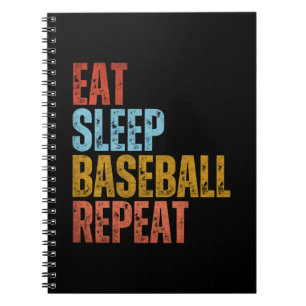 CUADERNO REPETIR EL BÉISBOL DE DORMIR