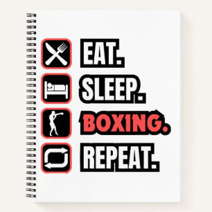 Cuaderno Repetir el Boxeo de sueño