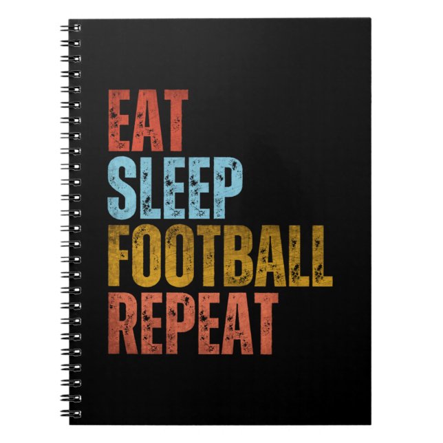 CUADERNO REPETIR EL FÚTBOL DE DORMIR (Frente)