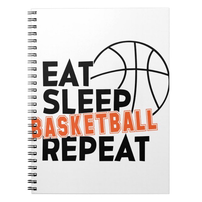 Cuaderno Repetir el sueño del baloncesto (Frente)