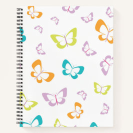 Cuaderno Repetir patrón de mariposa