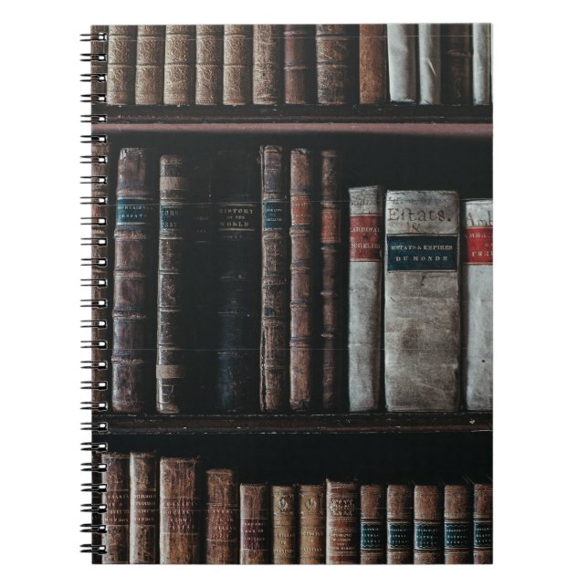 Cuaderno Repisa estética de la Academia Oscura (Frente)