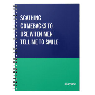 Cuaderno Réplicas para usar cuando los hombres me dicen que