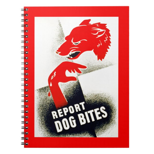 Cuaderno Reportar picaduras de perro (Frente)