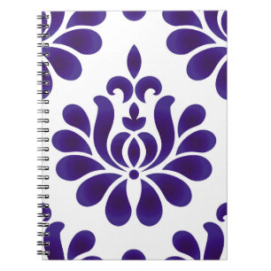 Cuaderno Represa de fondo decorativa de flores abstractas
