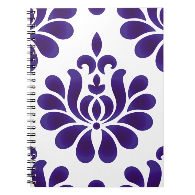 Cuaderno Represa de fondo decorativa de flores abstractas (Frente)