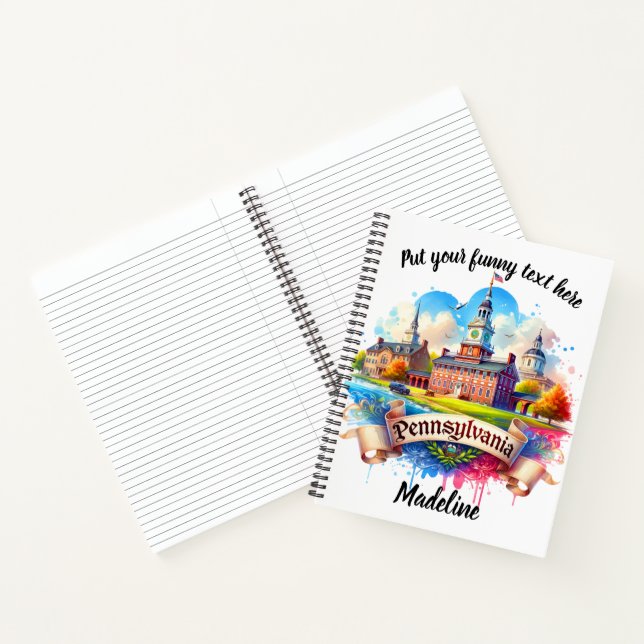 Cuaderno Representación artística de la historia de Pensilv (Interior)