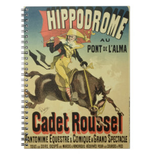 Cuaderno Reproducción cadete Rousse de una publicidad de