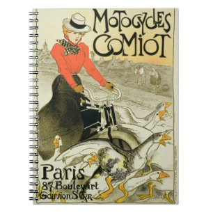 Cuaderno Reproducción de una publicidad de poster Comiot