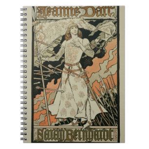 Cuaderno Reproducción de una publicidad de poster 'Joan of