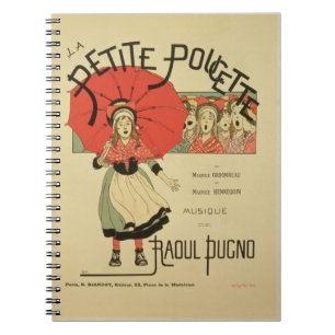 Cuaderno Reproducción de una publicidad de poster la