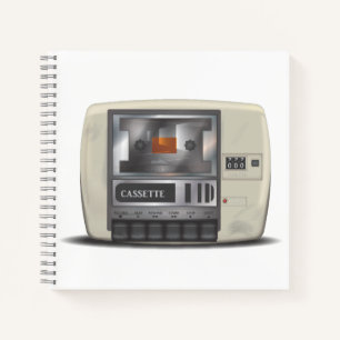 Cuaderno Reproductor de casetes