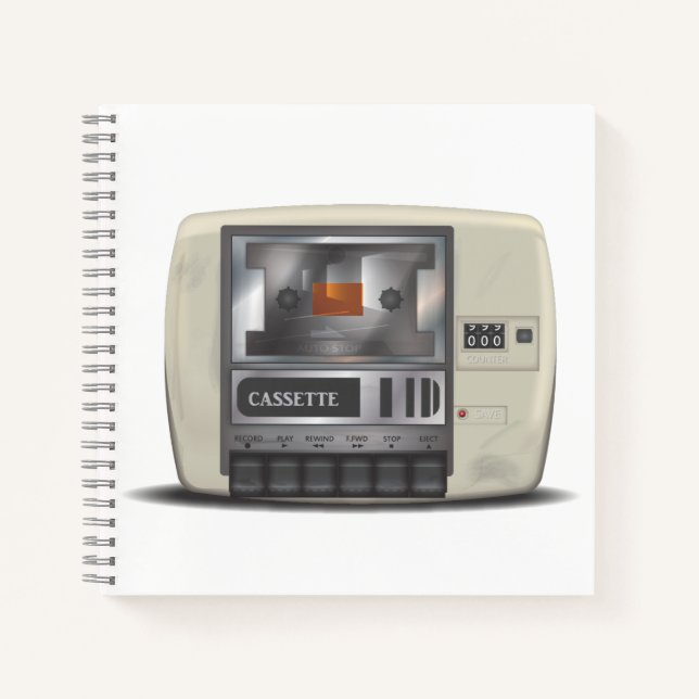Cuaderno Reproductor de casetes (Anverso)