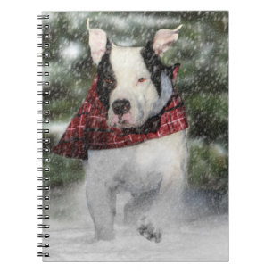 Cuaderno Rescate de bulldoges cayendo por la nieve
