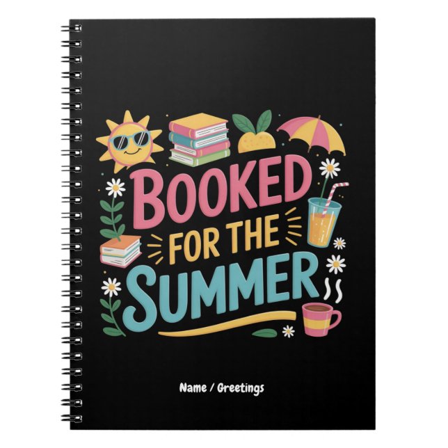 Cuaderno Reservado para el Lector de Libros Divertidos de V (Frente)