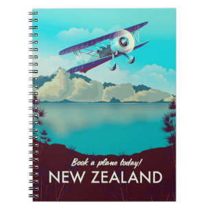 Cuaderno ¡Reserve hoy mismo un avión! Nueva Zelanda